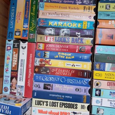 LOT 39T  VHS;S