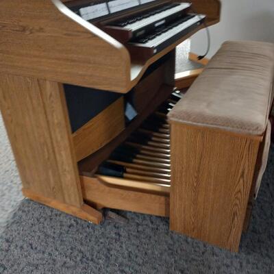 CHURCH  ORGAN AND BENCH