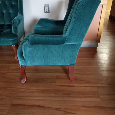 LOT TWO ARM CHAIRS