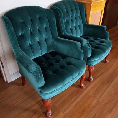 LOT TWO ARM CHAIRS