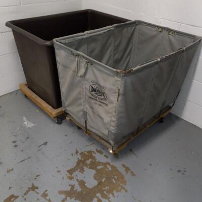 LOT  TWO ROLLING BINS