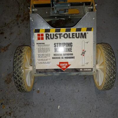 LOT 22P RUSTOLEUM STRIPING MACHINE