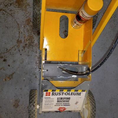 LOT 22P RUSTOLEUM STRIPING MACHINE