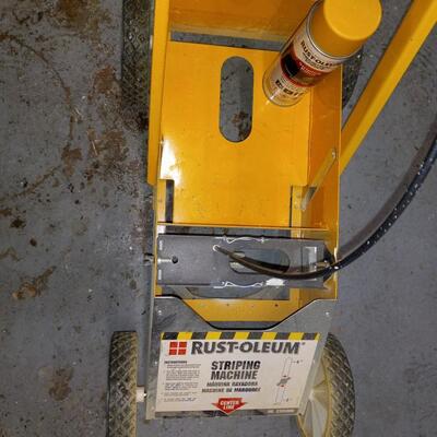 LOT 22P RUSTOLEUM STRIPING MACHINE