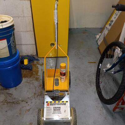 LOT 22P RUSTOLEUM STRIPING MACHINE
