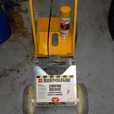 LOT 22P RUSTOLEUM STRIPING MACHINE