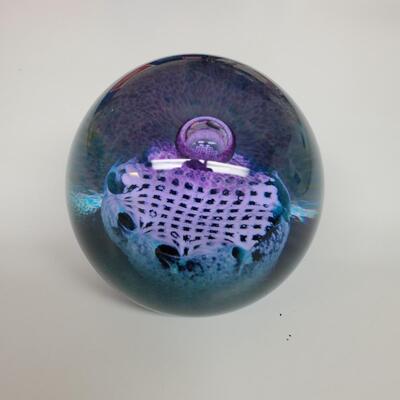 Caithness Glass Paperweight Signed