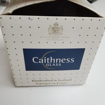 Caithness Glass Paperweight Signed
