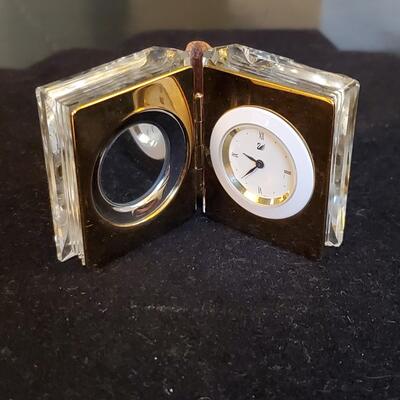 Swarovski Miniature Book Clock