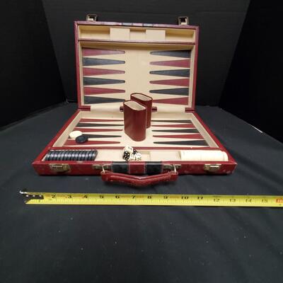 Backgammon  Travel Game in Case