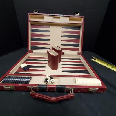 Backgammon  Travel Game in Case
