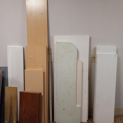 LOT 38N WOODEN BOARDS FOR SHELVING