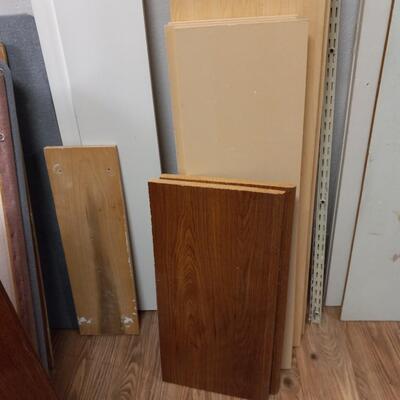 LOT 38N WOODEN BOARDS FOR SHELVING