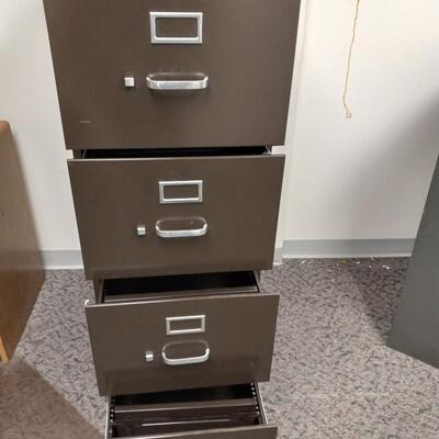 LOT 58N HON METAL FILING CABINET