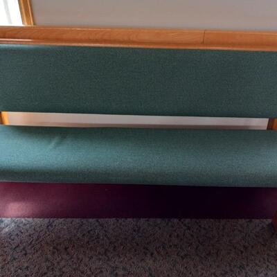 LOT 27W  TWO  WOODEN PEWS