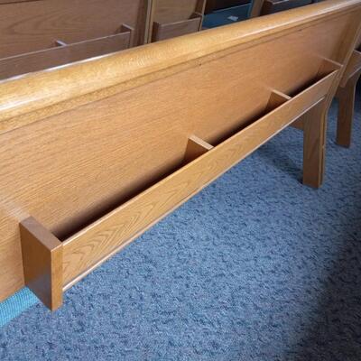 LOT 29W  TWO WOODEN PEWS