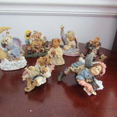 Collection of Boyd's Bears Figurines (Group #2)