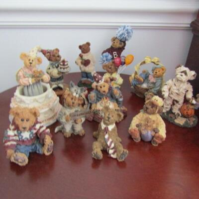 Collection of Boyd's Bears Figurines (Group #3)