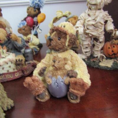 Collection of Boyd's Bears Figurines (Group #3)