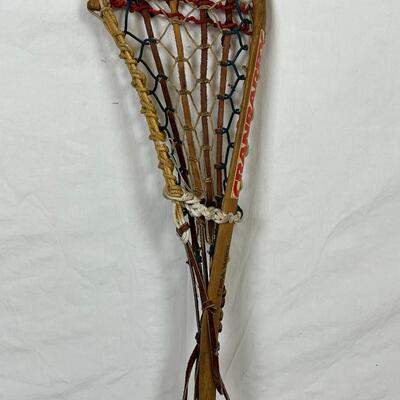 131 Vintage Cranbarry T.S. Hattersley's Viktoria England Lacrosse Stick Wood 44