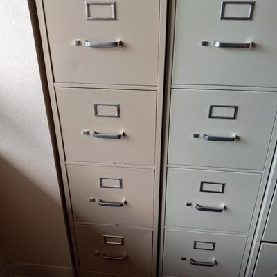 LOT 84T TWO HON METAL FILE CABINETS