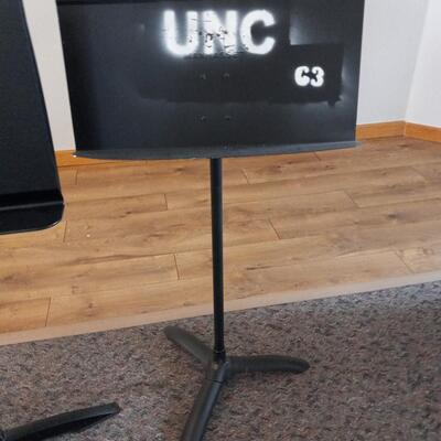 LOT 24W TWO METAL MUSIC STANDS