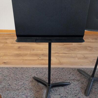LOT 24W TWO METAL MUSIC STANDS