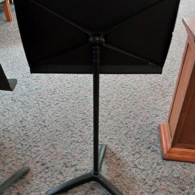 LOT 24W TWO METAL MUSIC STANDS