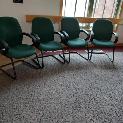 LOT 17W FOUR UPHOLSTERED CHAIRS