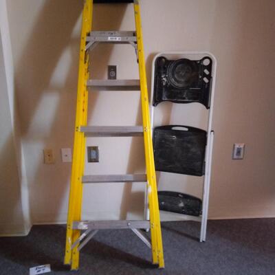 6' WERNER LADDER AND STEP LADDER