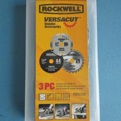 LOT 33 ROCKWELL VERSACUT SAW WITH ACCESSORIES