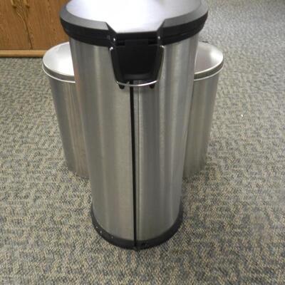LOT 70W THREE TRASHCANS