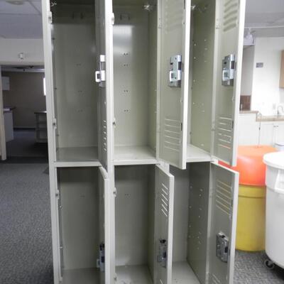LOT 57W METAL LOCKERS
