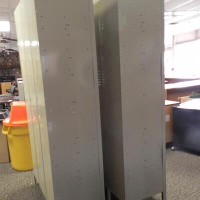 LOT 56W METAL LOCKERS