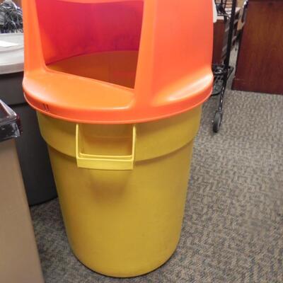 FOUR TRASH CANS