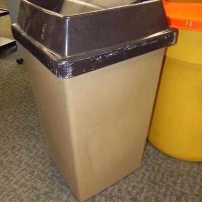 FOUR TRASH CANS