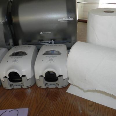 LOT 62W AUTOMATIC SOAP AND TOWEL DISPENSERS