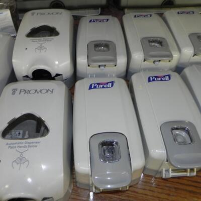LOT 61W AUTOMATIC SOAP AND TOWEL DISPENSERS