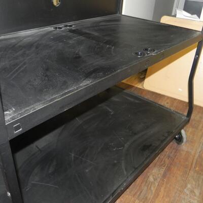 BRETFORD METAL SHELVING ON CASTERS