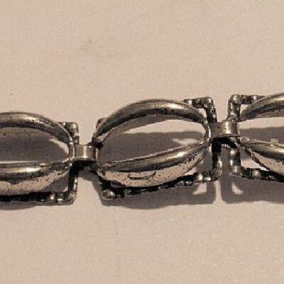 Old Beau Sterling Large Link Bracelet