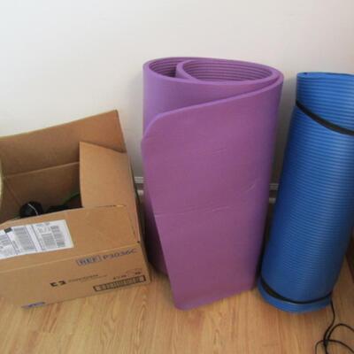 Exercise Accessories- Yoga Mats, Weights, Bodylastics