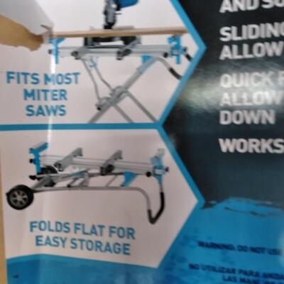 LOT 13 NEW CHANNEL LOCK ROLLING MITER SAW STAND