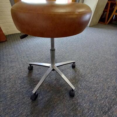 TWO ADJUSTABLE STOOLS