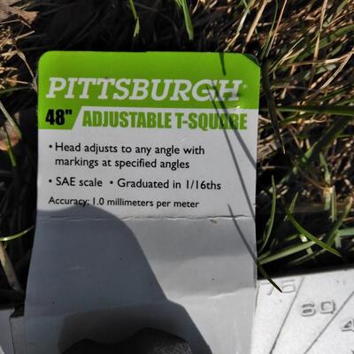 LOT 26 KREG RIP CUT AND ADJUSTABLE PITTSBURGH T SQUARE