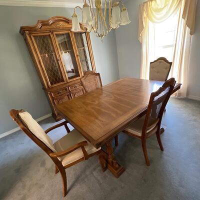 STANLEY ~ Tressel Table & Four (4) Chairs