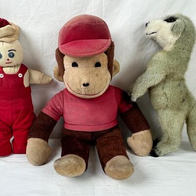 165   Vintage Stuffed Animal  & Puppet