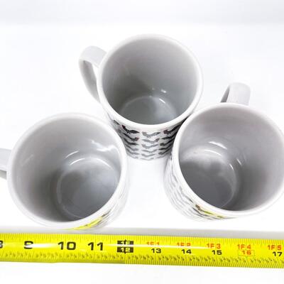 OTAGIRI CHICKEN COFFEE MUGS (3)