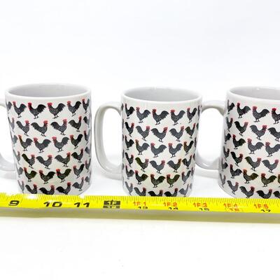 OTAGIRI CHICKEN COFFEE MUGS (3)