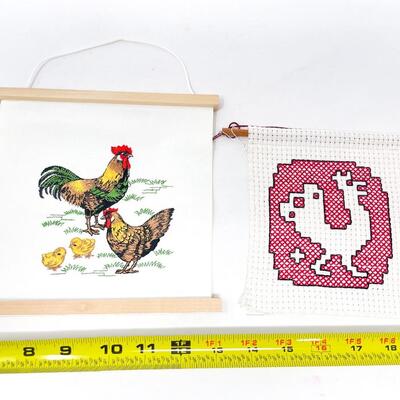 CHICKEN & ROOSTER WALL DECOR BUNDLE