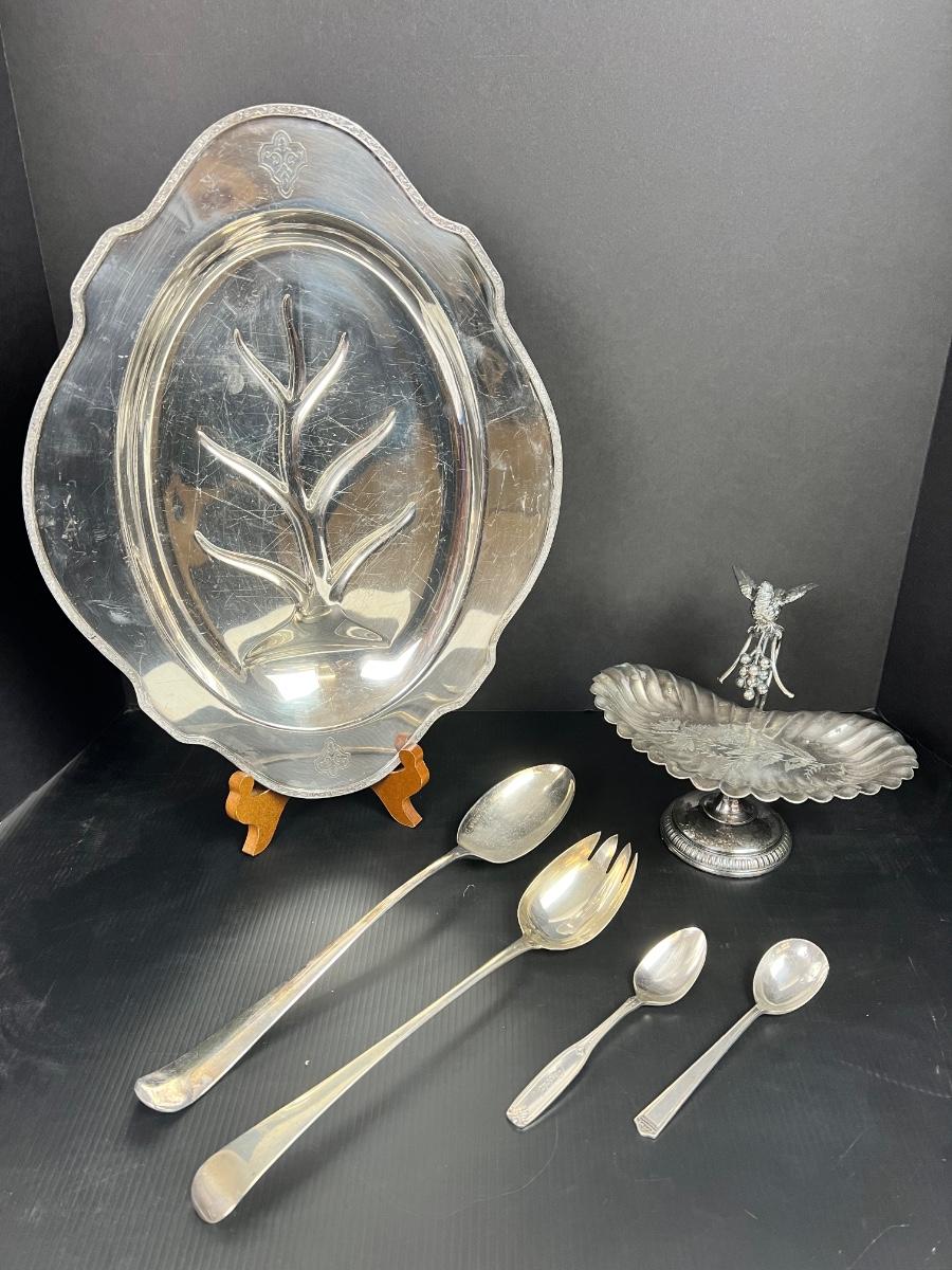 172. Lot of Silver Plate Items
